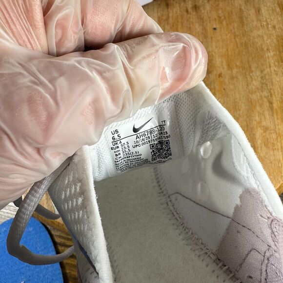 Nike Air Max 270 White Platinum Violet Women's Size 6.5 Shoe Sneakers AH6789-120 - Picture 8 of 9